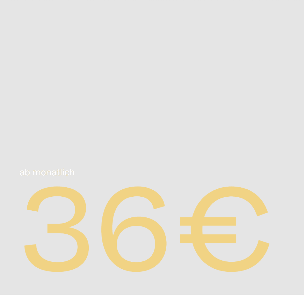 ab monatlich 36€